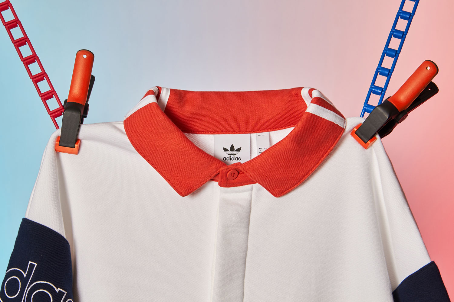 adidas Originals Rugby Sweat Orange/Navy/White