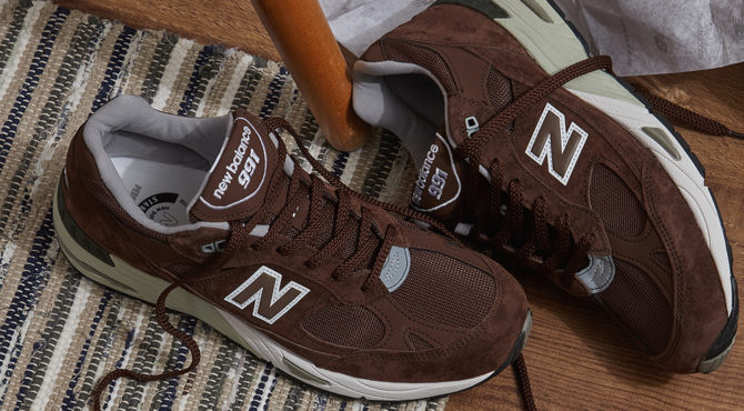 New Balance 991 Drops In Carafe Brown -